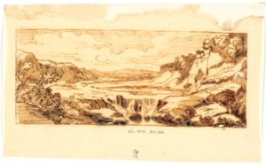 Landschap door Martinus Rørbye