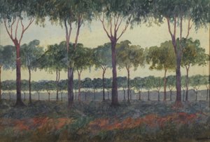 Een bosje bomen door Martín Malharro