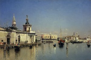 Een uitzicht op Venetië