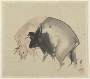 Twee stieren, c.1810