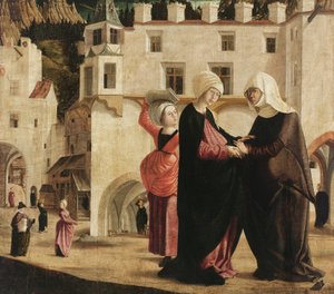 De Visitatie, ca. 1502 door Marx Reichlich