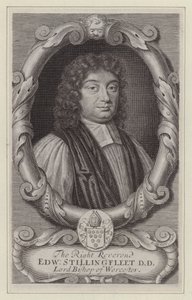 Edward Stillingfleet, Bisschop van Worcester (gravure) door Mary (after) Beale