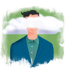 Hoofd in de wolken, 2015 (digitaal)