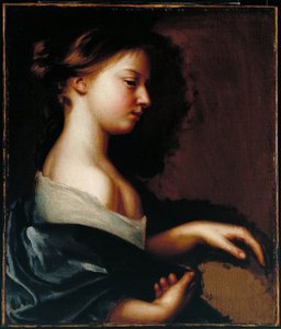 Portret van een jong meisje door Mary Beale