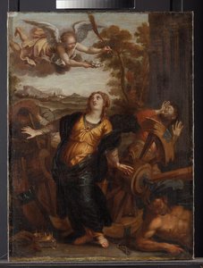 Sint Catharina van Alexandrië, ca. 1650-99 door Mary Beale