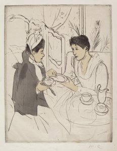 Theekransje door Mary Cassatt