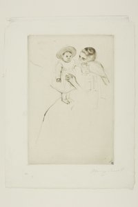 Hélène van Septeuil door Mary Cassatt