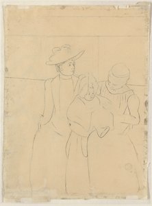 In de Omnibus door Mary Cassatt