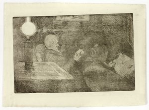 De Heer en Mevrouw Cassatt Lezen door Mary Cassatt