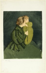 Boerenmoeder en Kind door Mary Cassatt