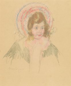 Sara met een hoed en jas, ca. 1904-1906