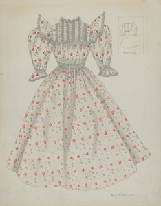 Poppenjurk, ca. 1936 door Mary E Humes
