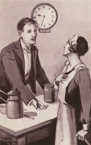 Illustratie voor Kipps door H.G. Wells