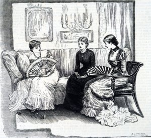 Dames met waaiers door Mary Ellen Edwards