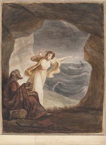 Prospero en Miranda door Mary Hoare