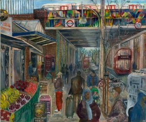 Ladbroke Grove net voor lockdown: 4, het station door Mary Kuper