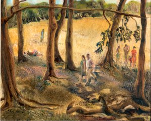 Onder de bomen, Hampstead Heath door Mary Kuper