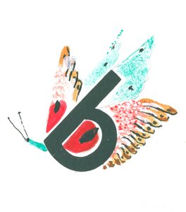 b is voor vlinder door Mary Kuper