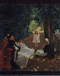 Het Park, ca. 1900 door Mary Louise MacMonnies