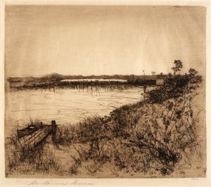Zoutwatervijvers door Mary Nimmo Moran