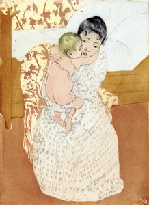 Moederlijke omhelzing 1891; door Mary Cassatt