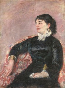 Portret van een Italiaanse Dame door Mary Cassatt