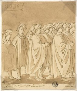Processie van figuren door Masaccio
