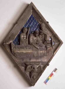 De Laatste Sacramenten, reliëftegel van de Campanile