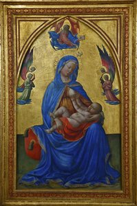 Maagd en Kind, ca. 1435 door Tommaso Masolino da Panicale