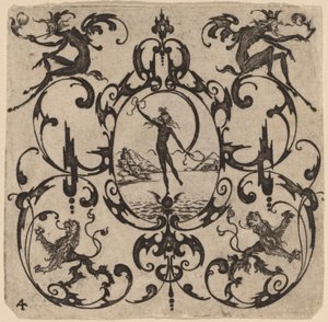 Ornament met Grotesk door Master CR