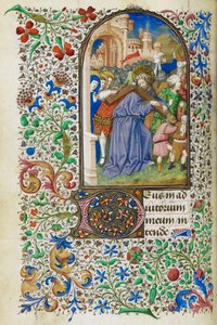 Getijdenboek voor Jean de Dunois, f.136v, ca. 1436-50 (verlucht handschrift)