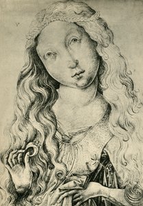 Portret van een vrouw met een ring, St. Catharina, 1450-1470, 1943
