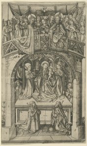 De Grote Einsiedeln Madonna door Master E.S.