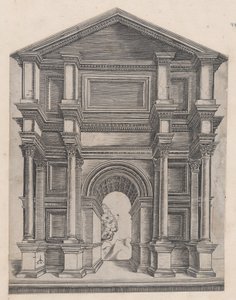 Speculum Romanae Magnificentiae: Boog door Meester GA met de Kraaienpoot door Master GA
