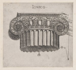 Speculum Romanae Magnificentiae: Ionisch kapiteel