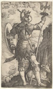 Mars uit De Goden die over de Planeet heersen, 1528