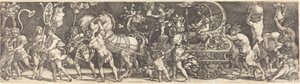 De triomf van Bacchus door Master IB