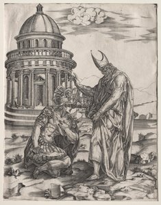 Alexander de Grote en de Hogepriester van Jeruzalem door Master IRs