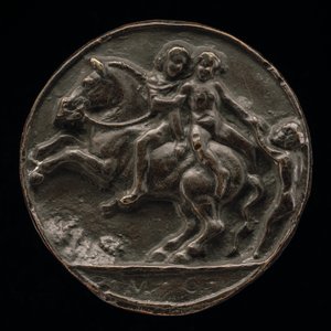Nimf ontvoerd door een ruiter, ca. 1500