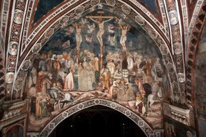 De Kruisiging door Master Trecentesco of Sacro Speco School
