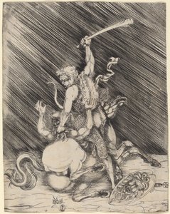 Hercules en Cacus door Master of 1515