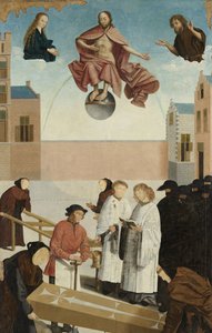 De zeven werken van barmhartigheid (Paneel van een veelluik) door Master of Alkmaar