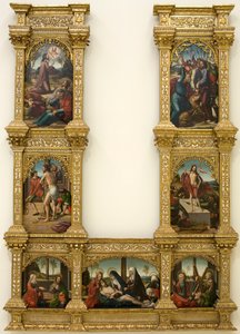 Altaarstuk van de Passie van Christus door Master of Astorga