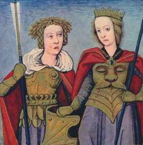 Orithie & Antiope - Reines Des Amazones, 1403, 1939 door Master of Berry