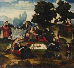De lunch op het gras, ca. 1535-1540