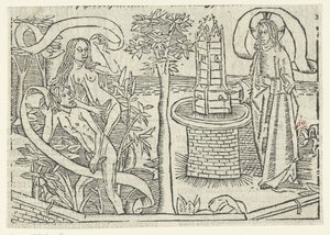 Verdrijving uit het Paradijs door Master of Delft (attributed to)