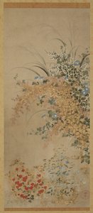 Bloemen en Grassen, Edo-periode, 1600-1630 door Master of I nen Seal