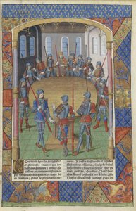 Lancelot du Lac. Le roi Arthur et les chevaliers de la Table ronde, 1494 door Master of Jacques de Besançon