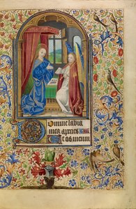 De Aankondiging door Master of Jacques of Luxembourg