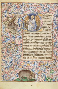 De troon van genade Drie-eenheid door Master of Jean Rolin II (Hand B)